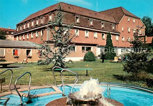 AK / Ansichtskarte Bad_Saeckingen Thermal  und Mineralbad St. Marienhaus Wassertreten Springbrunnen Bad_Saeckingen