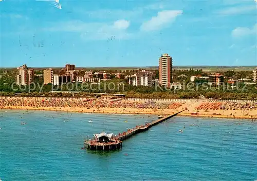 AK / Ansichtskarte Lignano Ansicht vom Meer aus Fliegeraufnahme Lignano