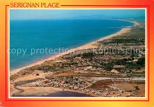 AK / Ansichtskarte Serignan_Plage Vue aerienne Serignan_Plage