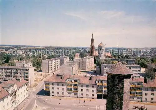 AK / Ansichtskarte Luban Stadtpanorama Turm Kirche Luban