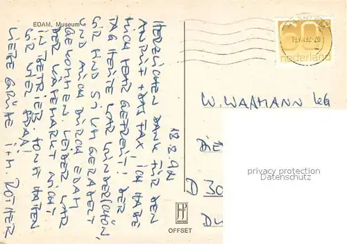 AK / Ansichtskarte Edam Museum Edam