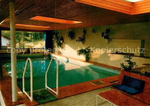 AK / Ansichtskarte Thurmansbang Pension Haus Waldfrieden Hallenbad Thurmansbang