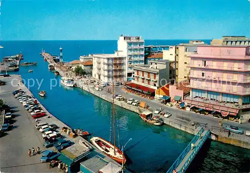 AK / Ansichtskarte Gabicce_Mare Hafen und Landungsbruecke Gabicce Mare