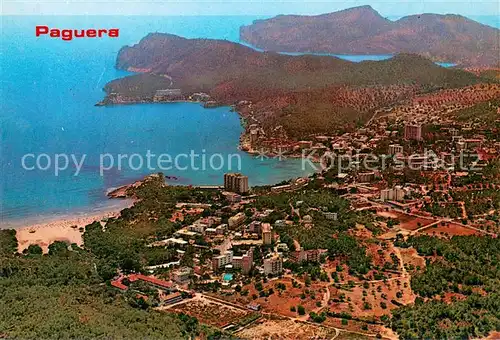 AK / Ansichtskarte Paguera_Mallorca_Islas_Baleares Fliegeraufnahme Paguera_Mallorca