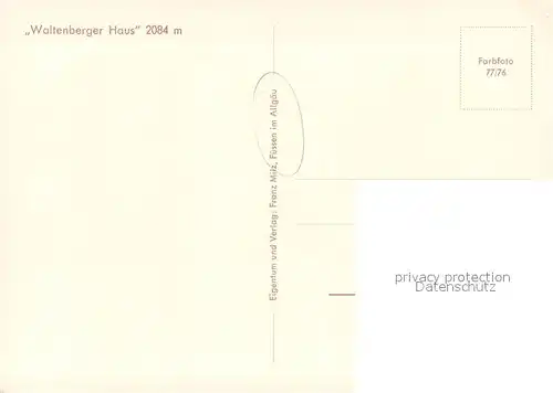 AK / Ansichtskarte Fuessen_Allgaeu Waltenberger Haus Fuessen Allgaeu