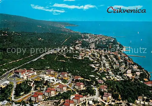 AK / Ansichtskarte Crikvenica_Kroatien Fliegeraufnahme Crikvenica Kroatien