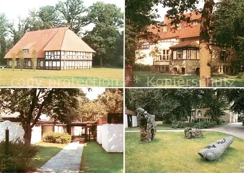 AK / Ansichtskarte Hustedt_Celle Heimvolkshochschule Jaegerei Hustedt Details Hustedt_Celle