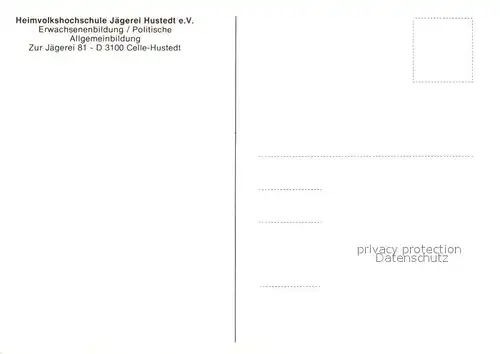 AK / Ansichtskarte Hustedt_Celle Heimvolkshochschule Jaegerei Hustedt Details Hustedt_Celle