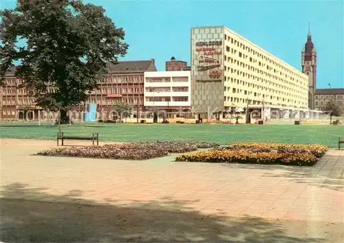 AK / Ansichtskarte Dessau Rosslau Blick zur Wilhelm Pieck Strasse Scheibe Nord Dessau Rosslau
