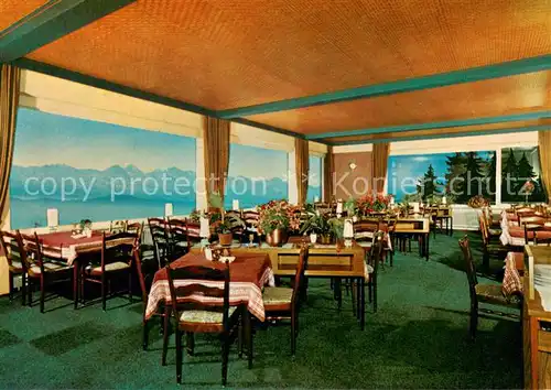 AK / Ansichtskarte Badenweiler Berghotel Hochblauen Gastraum Badenweiler