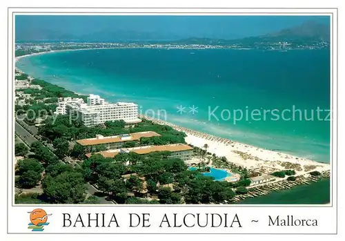 AK / Ansichtskarte Bahia_de_Alcudia Fliegeraufnahme Bahia_de_Alcudia