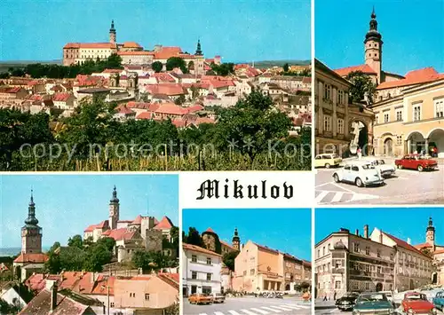 AK / Ansichtskarte Mikulov_Nikolsburg_Suedmaehren Mestska pamatkova rezervace a stredisko zname vinarske oblasti Mikulov_Nikolsburg