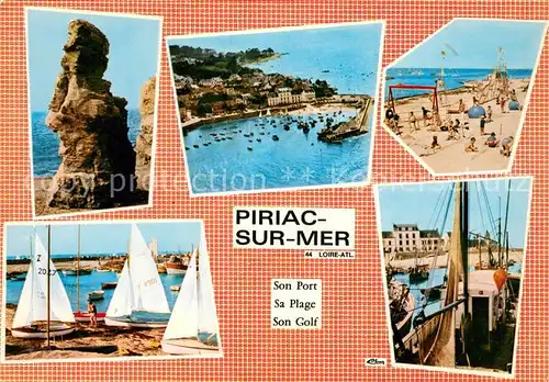 AK / Ansichtskarte Piriac sur Mer Son Port Sa Plage Son Golf Piriac sur Mer