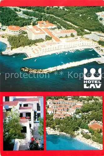 AK / Ansichtskarte Split_Spalato Hotel Lav Fliegeraufnahmen Split_Spalato