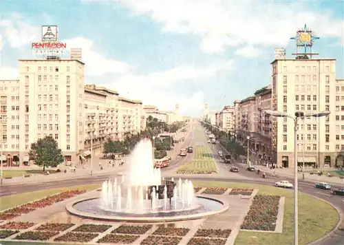 AK / Ansichtskarte Berlin Strausberger Platz Karl Marx Allee Berlin