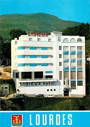 AK / Ansichtskarte Lourdes_Hautes_Pyrenees Hotel de Lisieux Lourdes_Hautes_Pyrenees
