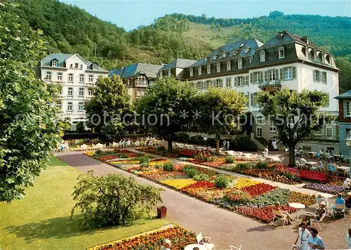 AK / Ansichtskarte Bad_Bertrich Staatliches Kurhaus Kurhotel und Haus Adler Kurpark Bad_Bertrich