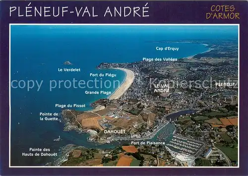 AK / Ansichtskarte Pleneuf Val Andre Vue aerienne Pleneuf Val Andre