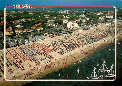 AK / Ansichtskarte Cervia Panorama dall  aereo Cervia