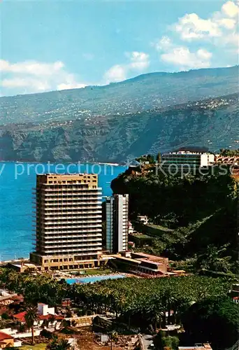 AK / Ansichtskarte Puerto_de_la_Cruz Hotel San Felipe Oro Negro Fliegeraufnahme Puerto_de_la_Cruz