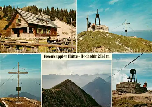 AK / Ansichtskarte Hochobir_Berg Eisenkappler Huette Gipfelkreuz Panorama 