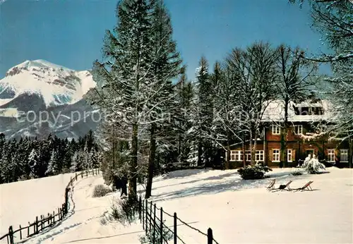 AK / Ansichtskarte Speckbacherhuette_Kreuzberg mit Rax Speckbacherhuette