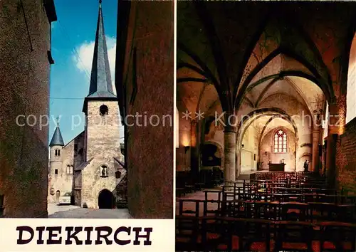 AK / Ansichtskarte Diekirch La vieille Eglise Saint Laurent Interieur Diekirch
