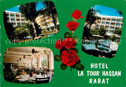 AK / Ansichtskarte Rabat_Marokko Hotel La Tour Hassan Rabat Marokko