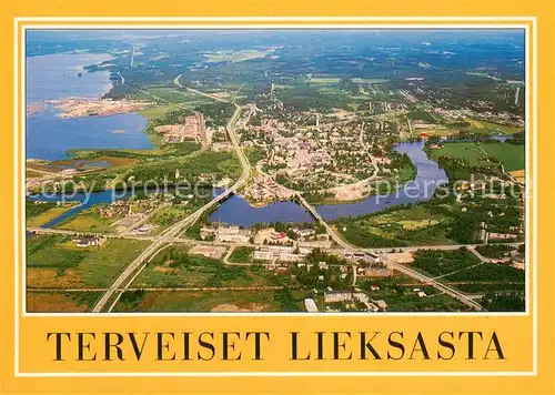 AK / Ansichtskarte Lieksa Fliegeraufnahme Lieksa