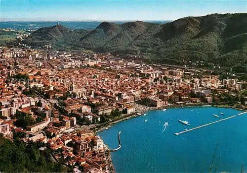 AK / Ansichtskarte Como_Lago_di_Como Comersee Fliegeraufnahme Como_Lago_di_Como