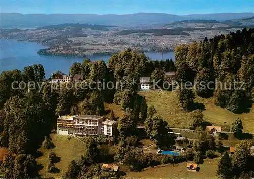 AK / Ansichtskarte Buergenstock Hotel Waldheim Vierwaldstaettersee Fliegeraufnahme Buergenstock