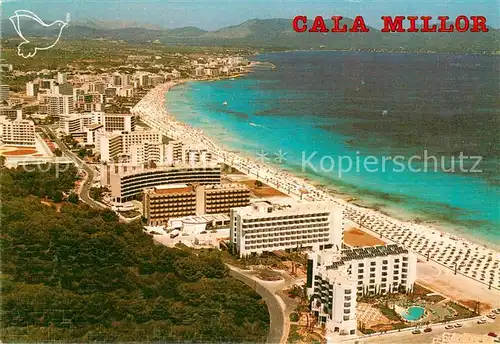 AK / Ansichtskarte Cala_Millor_Mallorca Fliegeraufnahme Cala_Millor_Mallorca