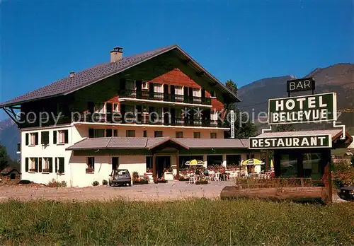 AK / Ansichtskarte Chatel_Haute Savoie Hotel Restaurant Bellevue Chatel Haute Savoie