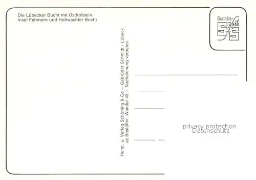 AK / Ansichtskarte Luebeck Luebecker Bucht und Umgebung mit Sehenswuerdigkeiten Kuenstlerkarte Luebeck