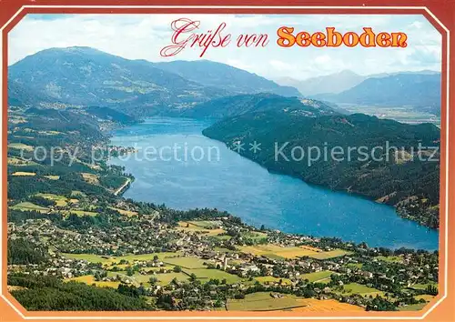 AK / Ansichtskarte Seeboden_Millstaettersee Fliegeraufnahme Seeboden_Millstaettersee