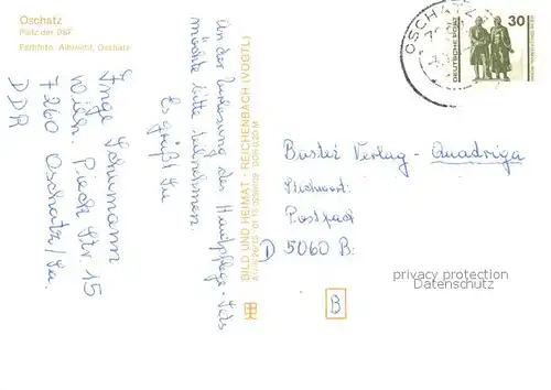 AK / Ansichtskarte Oschatz Platz der DSF Oschatz