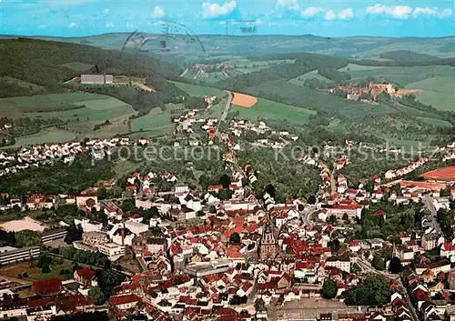 AK / Ansichtskarte St_Wendel Fliegeraufnahme mit Missionshaus und Bosenberg Kurklinik St_Wendel