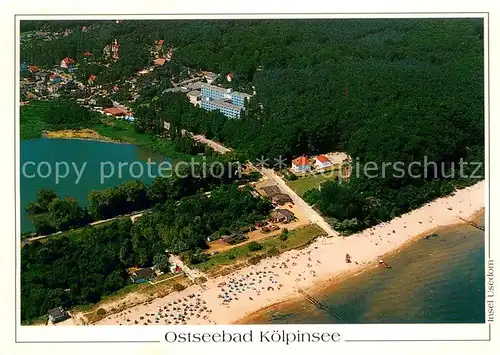 AK / Ansichtskarte Koelpinsee_Usedom Fliegeraufnahme Koelpinsee Usedom