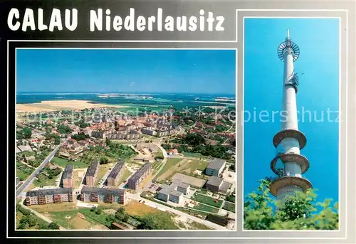 AK / Ansichtskarte Calau Blick vom Fernsehturm Calau
