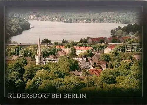 AK / Ansichtskarte Ruedersdorf_Berlin Fliegeraufnahme Ruedersdorf Berlin