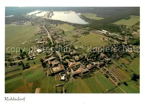 AK / Ansichtskarte Ruhlsdorf_Bernau Fliegeraufnahme Ruhlsdorf Bernau