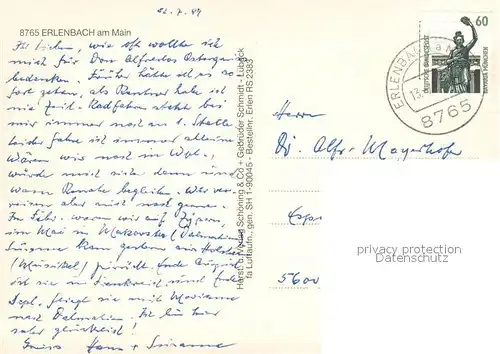 AK / Ansichtskarte Erlenbach_Mosel Fliegeraufnahme Erlenbach_Mosel