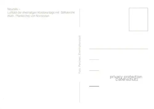 AK / Ansichtskarte Neuzelle Fliegeraufnahme mit ehem Klosteranlage und Stiftskirche Neuzelle
