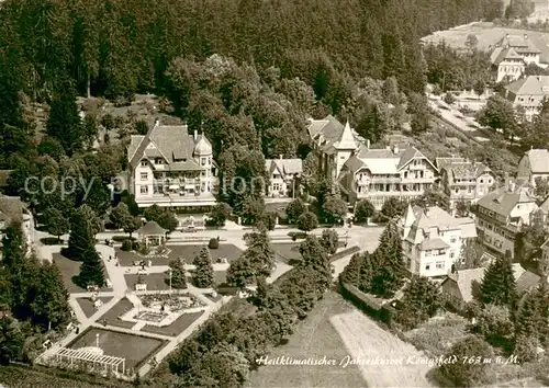 AK / Ansichtskarte Koenigsfeld_Schwarzwald Kurpark Fliegeraufnahme Koenigsfeld Schwarzwald