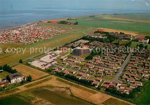 AK / Ansichtskarte Tossens_Nordseebad Nordsee Centrum und Wohnpark Fliegeraufnahme Tossens_Nordseebad