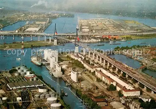 AK / Ansichtskarte Hamburg Koehlbrandbruecke Fliegeraufnahme Hamburg