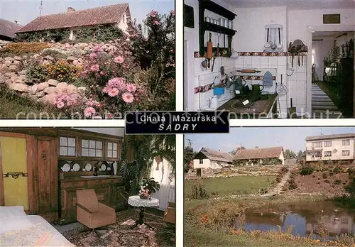 AK / Ansichtskarte Uzranki Muzeum Chata Mazurska Sadry Bauernwirtschaft Uzranki