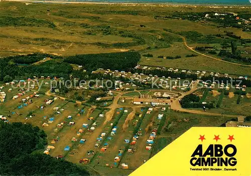 AK / Ansichtskarte Bindslev AABO Camping luchopname Bindslev