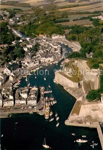 AK / Ansichtskarte Le_Palais_Belle Ile en Mer Le port et la citadelle vue aerienne 