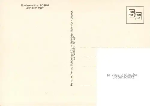 AK / Ansichtskarte Buesum_Nordseebad Gasthaus Zur alten Post Buesum_Nordseebad